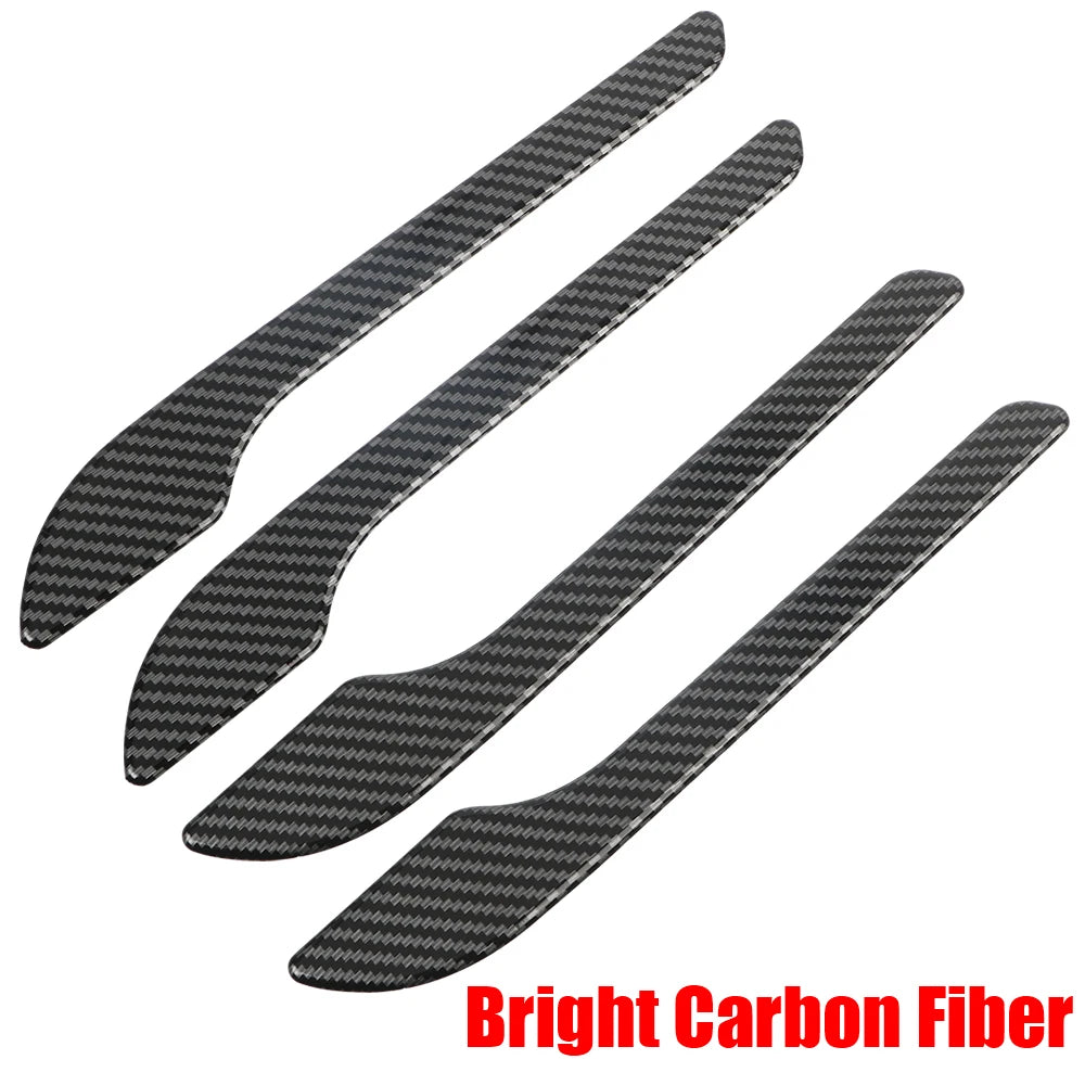 YOSOLO Car Door Handle Wrap Cover Decorative Stickers 4Pcs/Set Anti-scratch For Tesla Model 3 Y 2021 ABS Protector Sticker