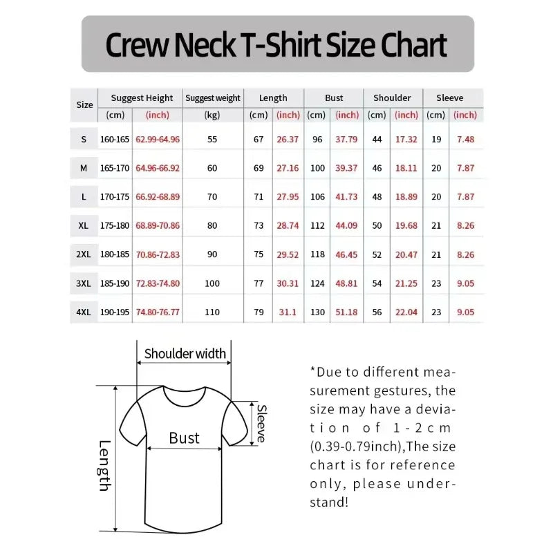 Men's Hot 2025 Summer New Men's and Women's Short-sleeved T-shirt Round Neck Casual Versatile Trend Fashion Simple Printed Top