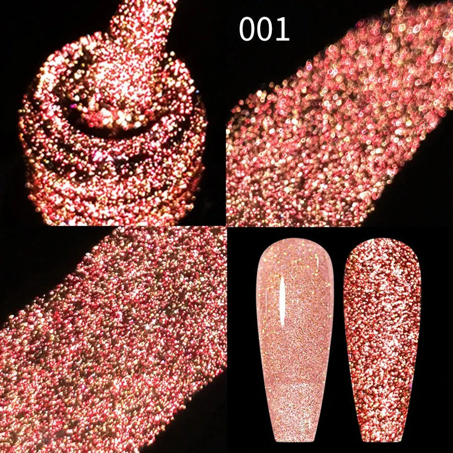 XEIJAYI Pink Cat Eye Gel Nail Polish Ceramic Magnetic Gel UV Semi-permanent Enamels Varnish Nail Supplies For Professionals Gel