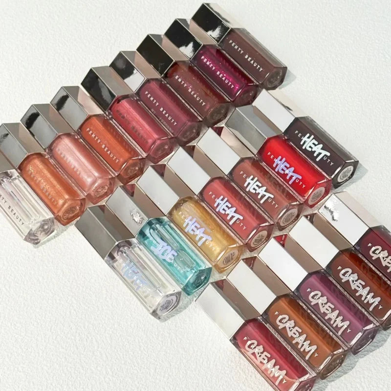 Fenty Beauty Gloss Bomb Lip Glaze Multi-color Moisten Shine Glitter Lip Plumper Makeup Beginner Liquid Lipstick Makeup Cosmetics