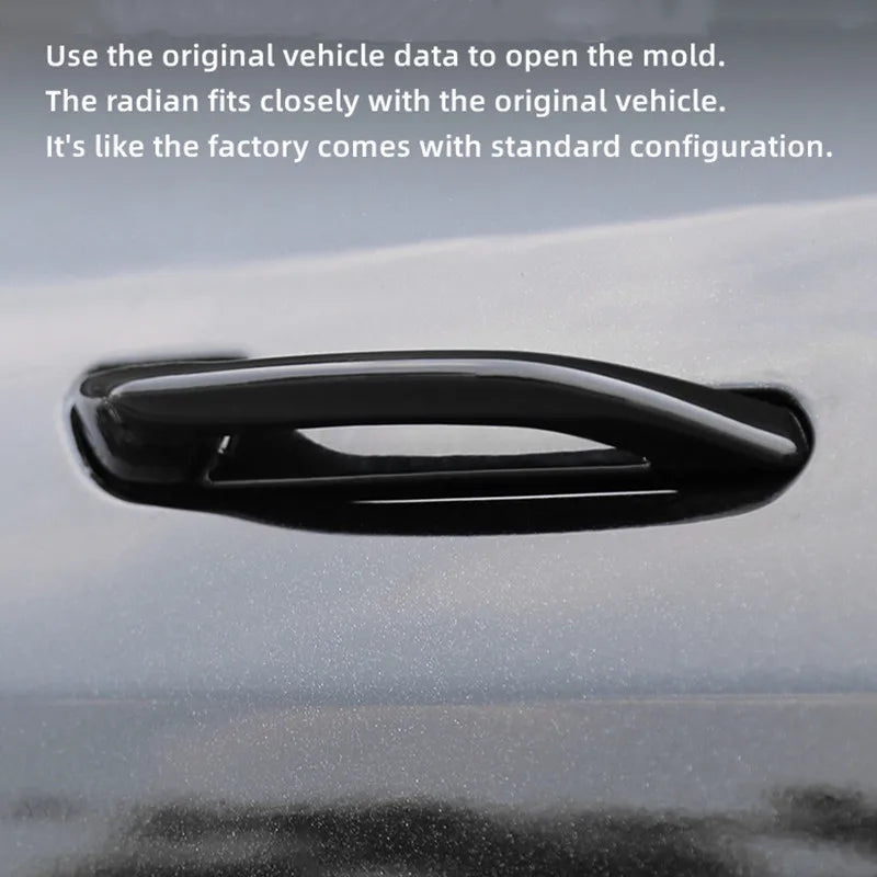 For Tesla Model 3 Y Antifreeze Door Handle Frost-proof Handle Sticker Patch Cover ABS 4PCS Doorknob New Model3 Y Juniper 2025