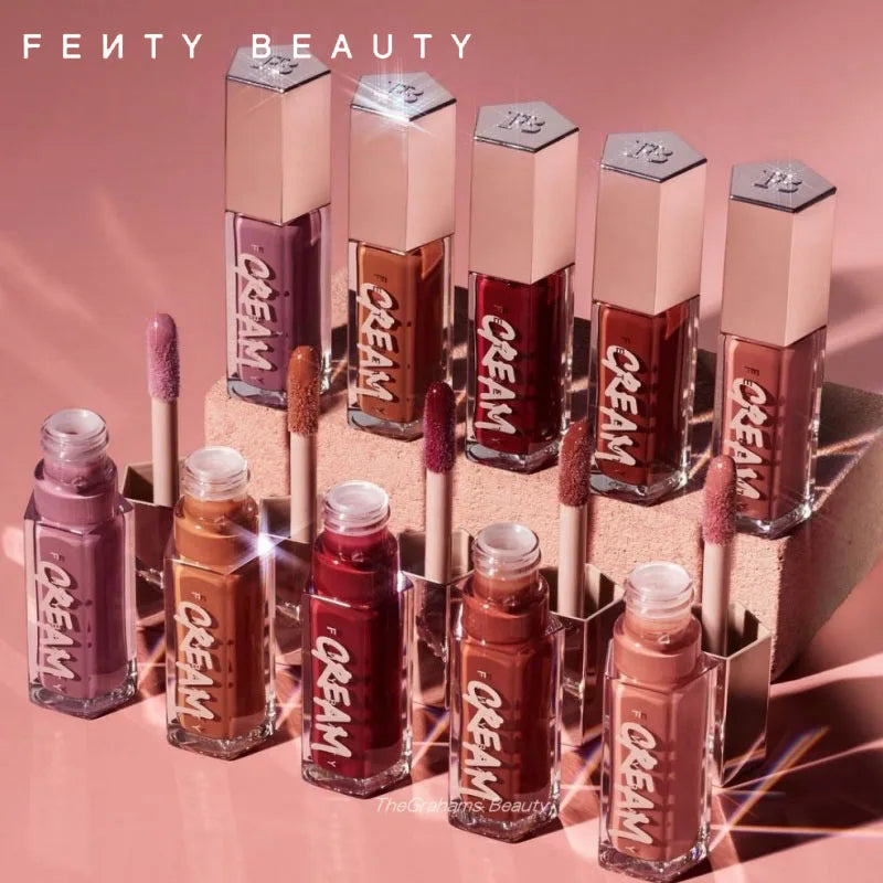 Fenty Beauty Gloss Bomb Lip Glaze Multi-color Moisten Shine Glitter Lip Plumper Makeup Beginner Liquid Lipstick Makeup Cosmetics