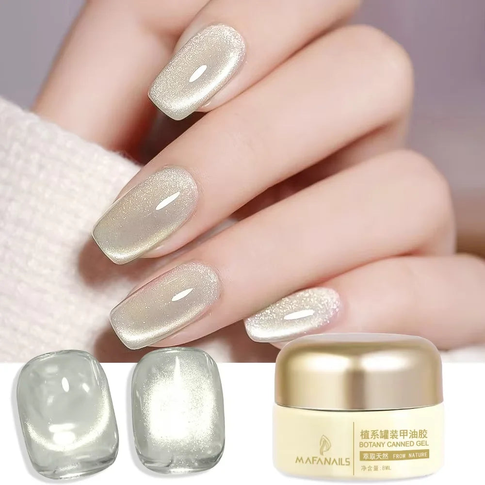XEIJAYI Pink Cat Eye Gel Nail Polish Ceramic Magnetic Gel UV Semi-permanent Enamels Varnish Nail Supplies For Professionals Gel