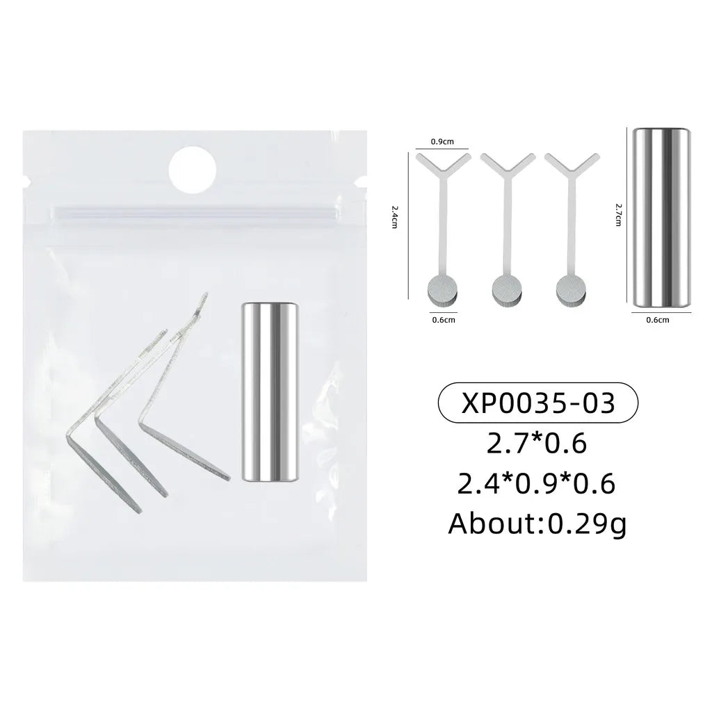 1/2/4pcY-shaped Love Heart Magnetic Auxiliary Tool For Match with Nail Magnet Suck Cat Eye Heart Shapes Effect Nail Gel DIY Tool