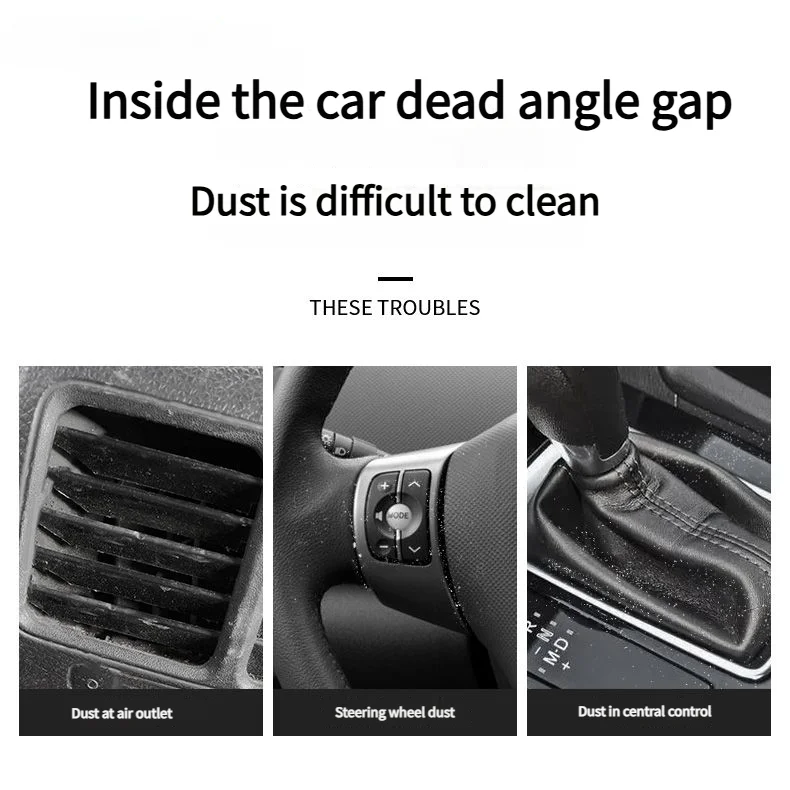 For Tesla Model 3 Model S Model X Model Y Cybertruck Roadster Car Interior Cleaning Soft Brush Dusting Tools Accessories