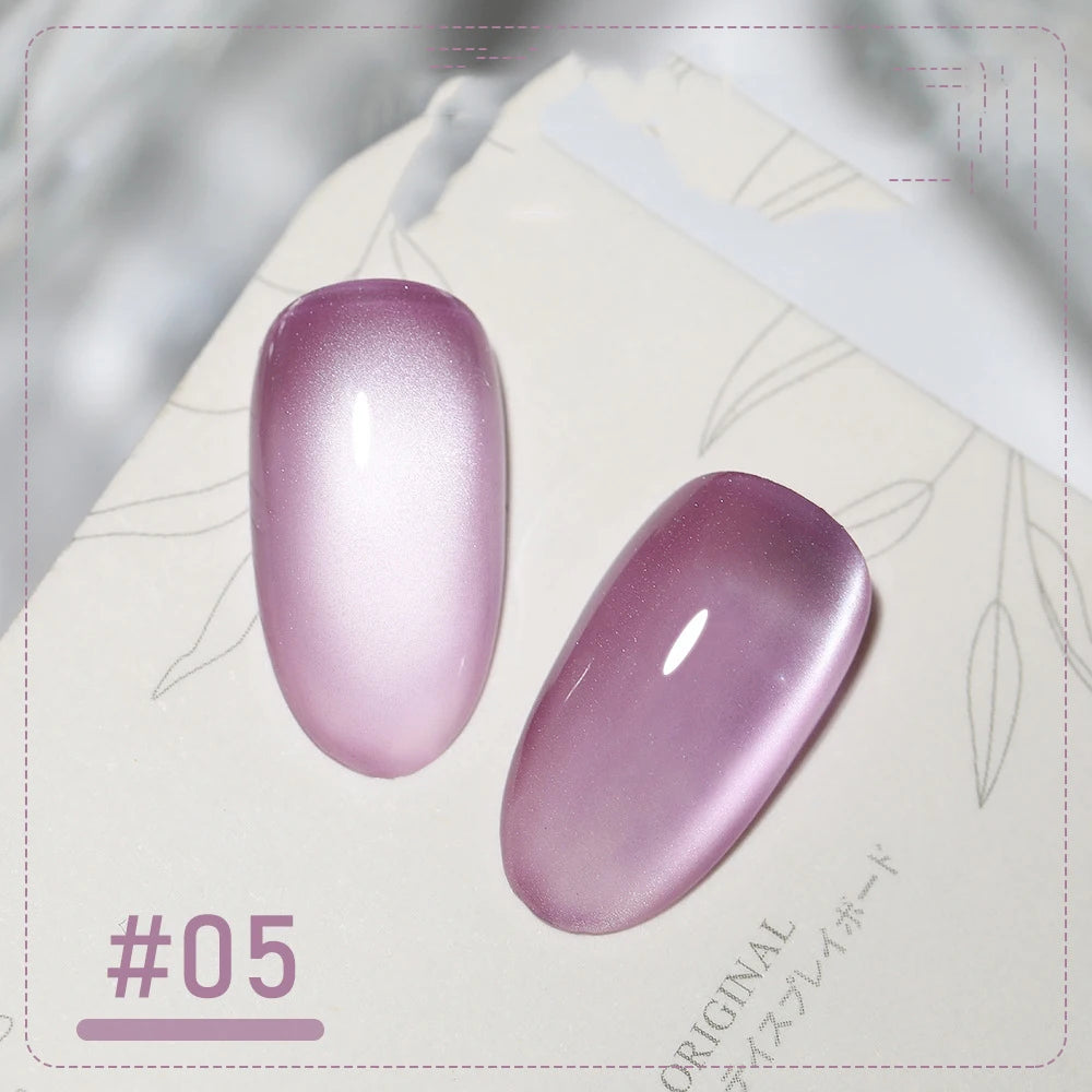 XEIJAYI Pink Cat Eye Gel Nail Polish Ceramic Magnetic Gel UV Semi-permanent Enamels Varnish Nail Supplies For Professionals Gel