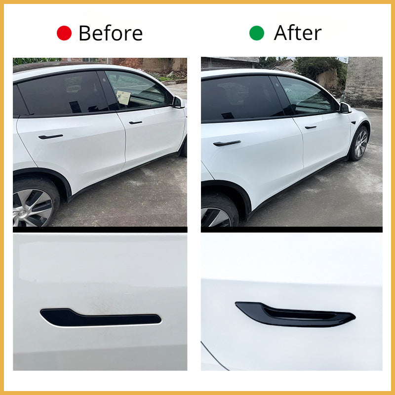 For Tesla Model 3 Y Antifreeze Door Handle Frost-proof Handle Sticker Patch Cover ABS 4PCS Doorknob New Model3 Y Juniper 2025