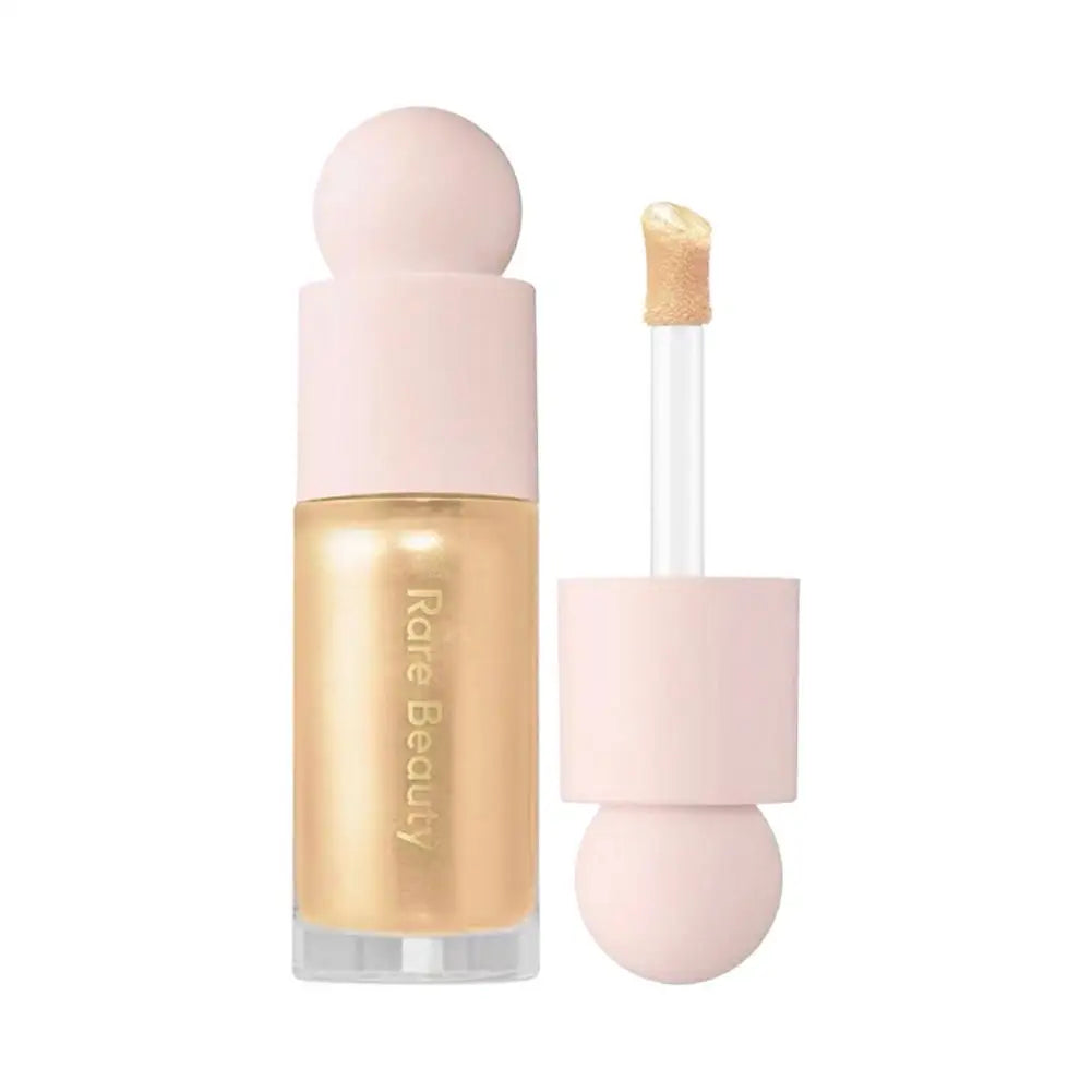 Rare Beauty Essential Makeup Bundle For Flawless Look Face Setting Powder Lip Gloss Belive Gloss Cream Blush Liquid Highlight