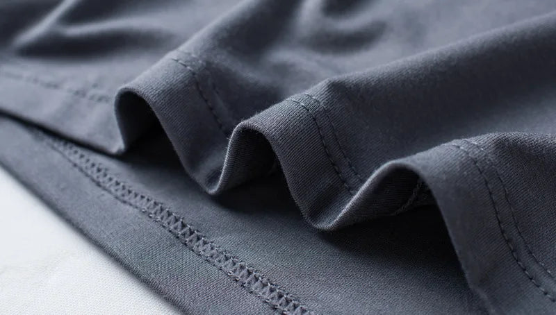 Men's spring and summer new modal pajamas two-piece short-sleeved trousers thin large size loose sports home wear suit sleepwear