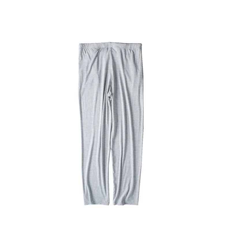 Men's spring and summer new modal pajamas two-piece short-sleeved trousers thin large size loose sports home wear suit sleepwear