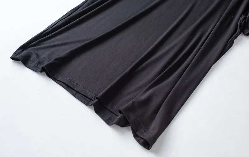 Men's spring and summer new modal pajamas two-piece short-sleeved trousers thin large size loose sports home wear suit sleepwear