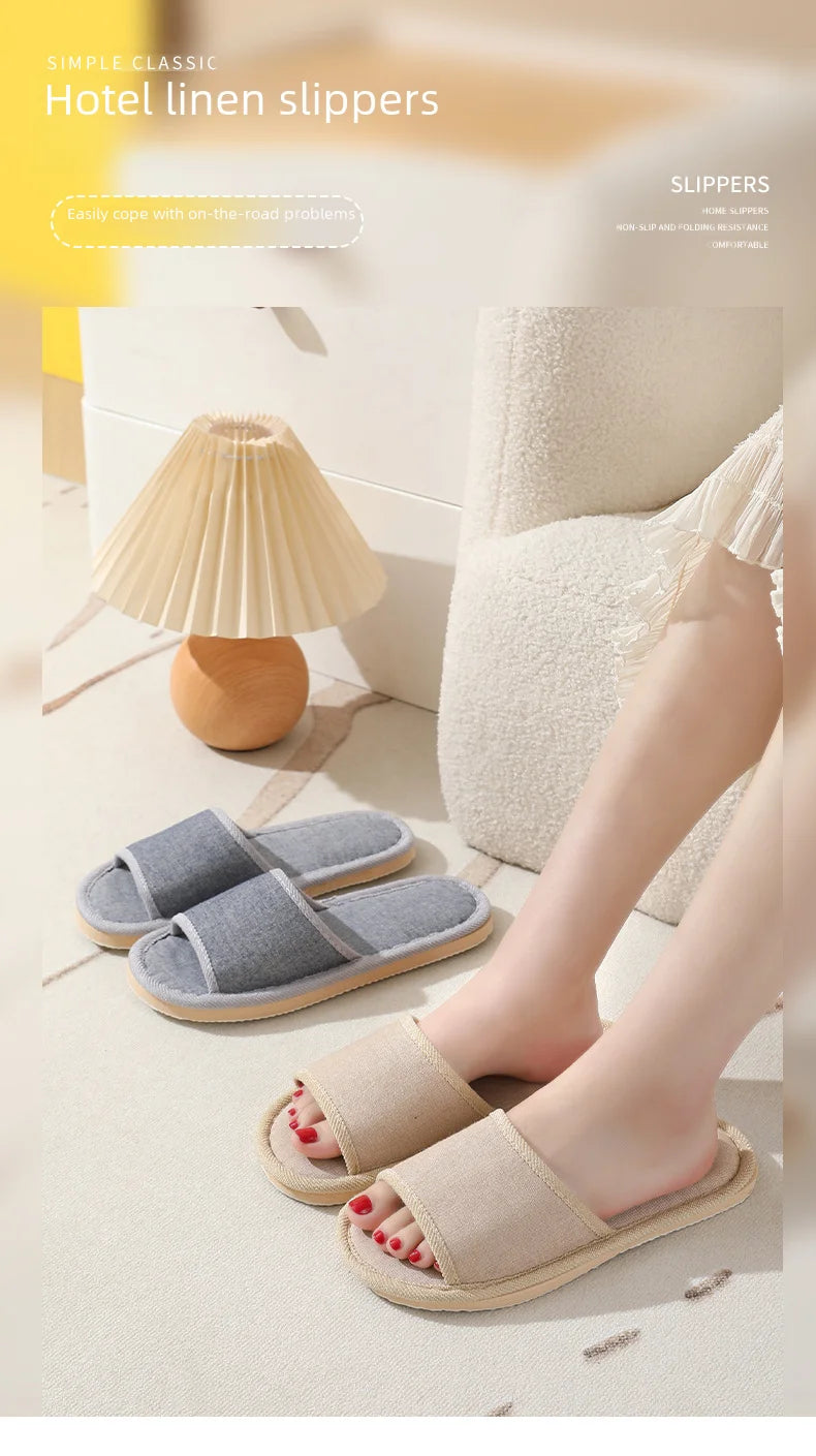 Thickened Anti-slip Disposable Slippers For Hotel Bathhouse Beauty Salon Home Use Wholesale For Men Summer Season