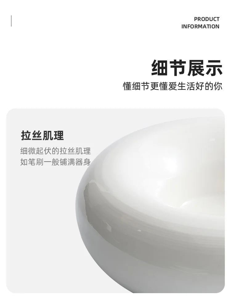 Artistic Cuisine White Tableware Heated Buffet Platter High-End Hotel Restaurant Featured Cold Dishes Personalized Plate