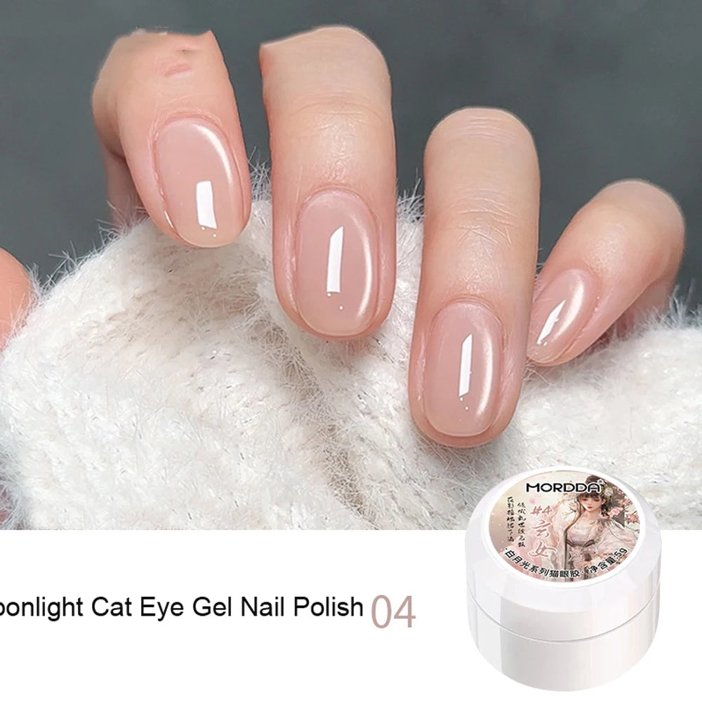 XEIJAYI Pink Cat Eye Gel Nail Polish Ceramic Magnetic Gel UV Semi-permanent Enamels Varnish Nail Supplies For Professionals Gel