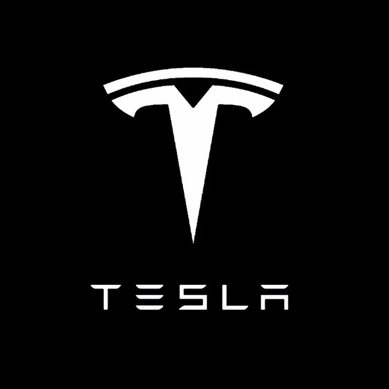4Pcs Car Door Welcome Lamp HD LED Emblem Projector Lights for Tesla Model 3 Model X Model Y Model S Shadow Light Accessories