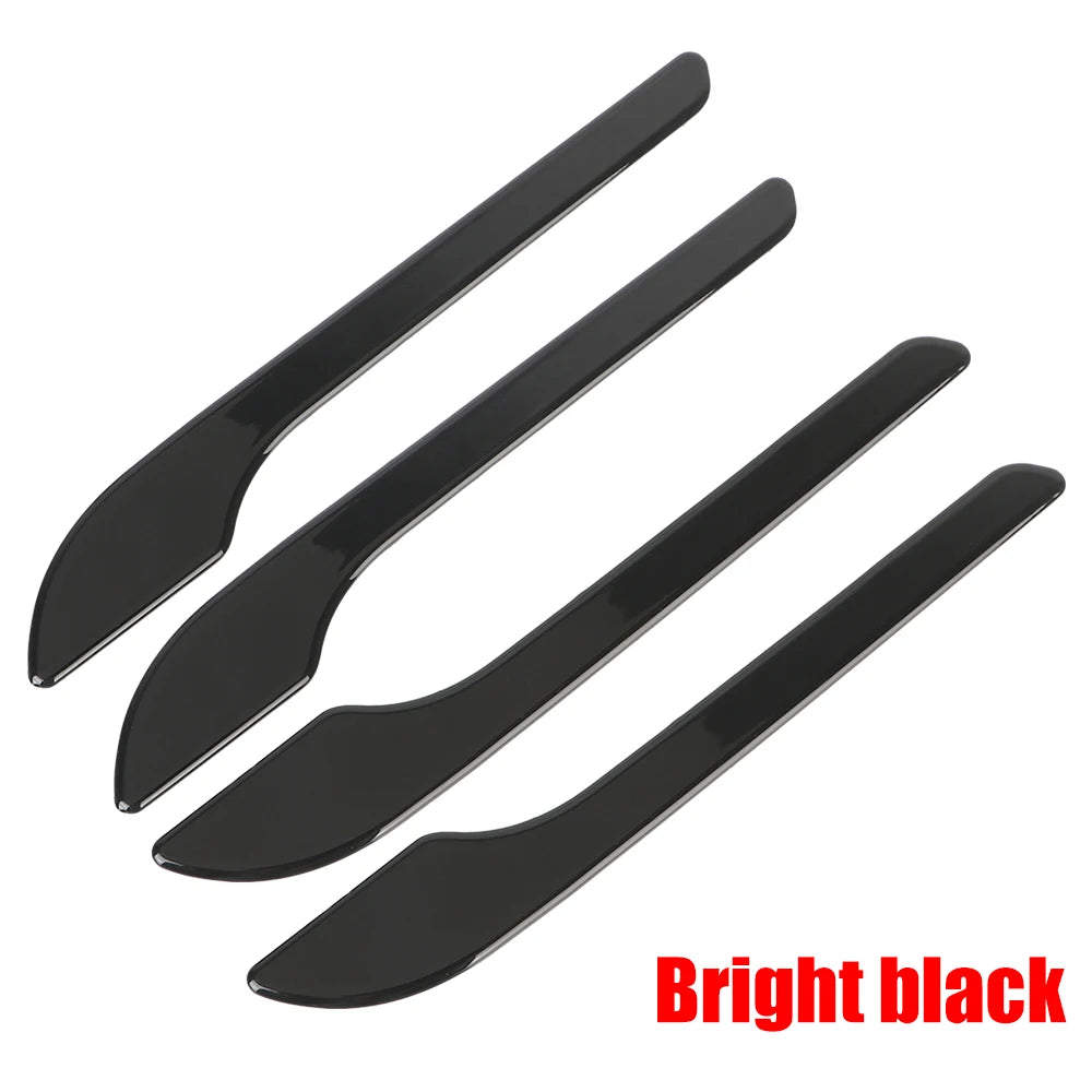 YOSOLO Car Door Handle Wrap Cover Decorative Stickers 4Pcs/Set Anti-scratch For Tesla Model 3 Y 2021 ABS Protector Sticker