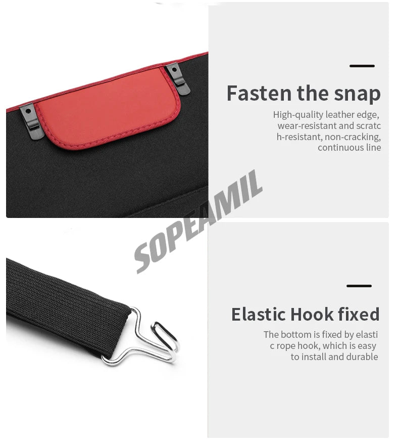 Car Seat Back Protection Anti-Kick Pad Rear Seat Storage Bag For Tesla Model 3 Model Y Model S Model X Cyberbruck Beast Roadster
