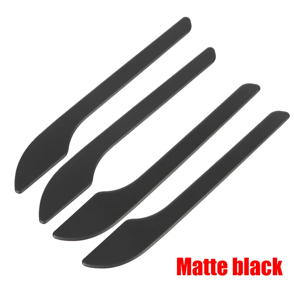 YOSOLO Car Door Handle Wrap Cover Decorative Stickers 4Pcs/Set Anti-scratch For Tesla Model 3 Y 2021 ABS Protector Sticker
