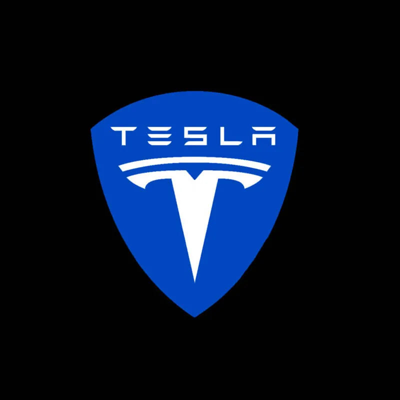 4Pcs Car Door Welcome Lamp HD LED Emblem Projector Lights for Tesla Model 3 Model X Model Y Model S Shadow Light Accessories
