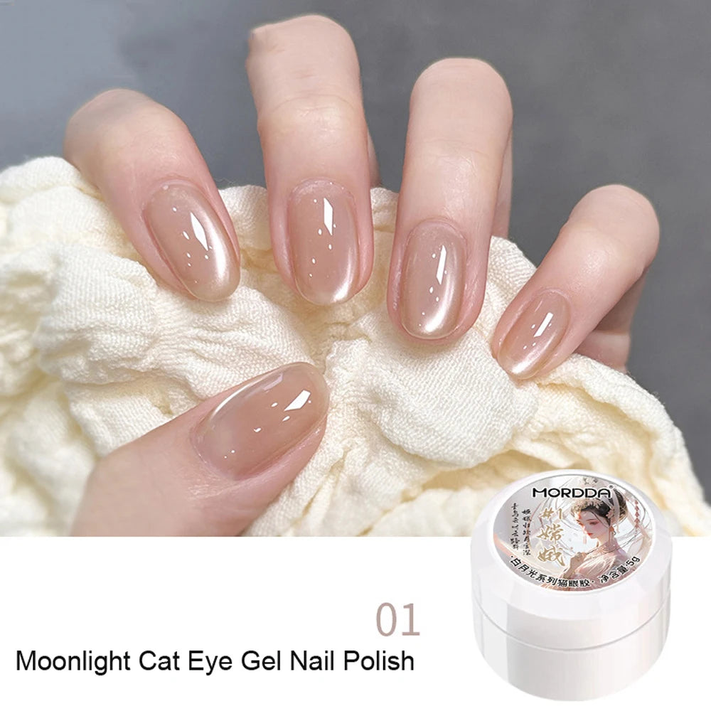 XEIJAYI Pink Cat Eye Gel Nail Polish Ceramic Magnetic Gel UV Semi-permanent Enamels Varnish Nail Supplies For Professionals Gel