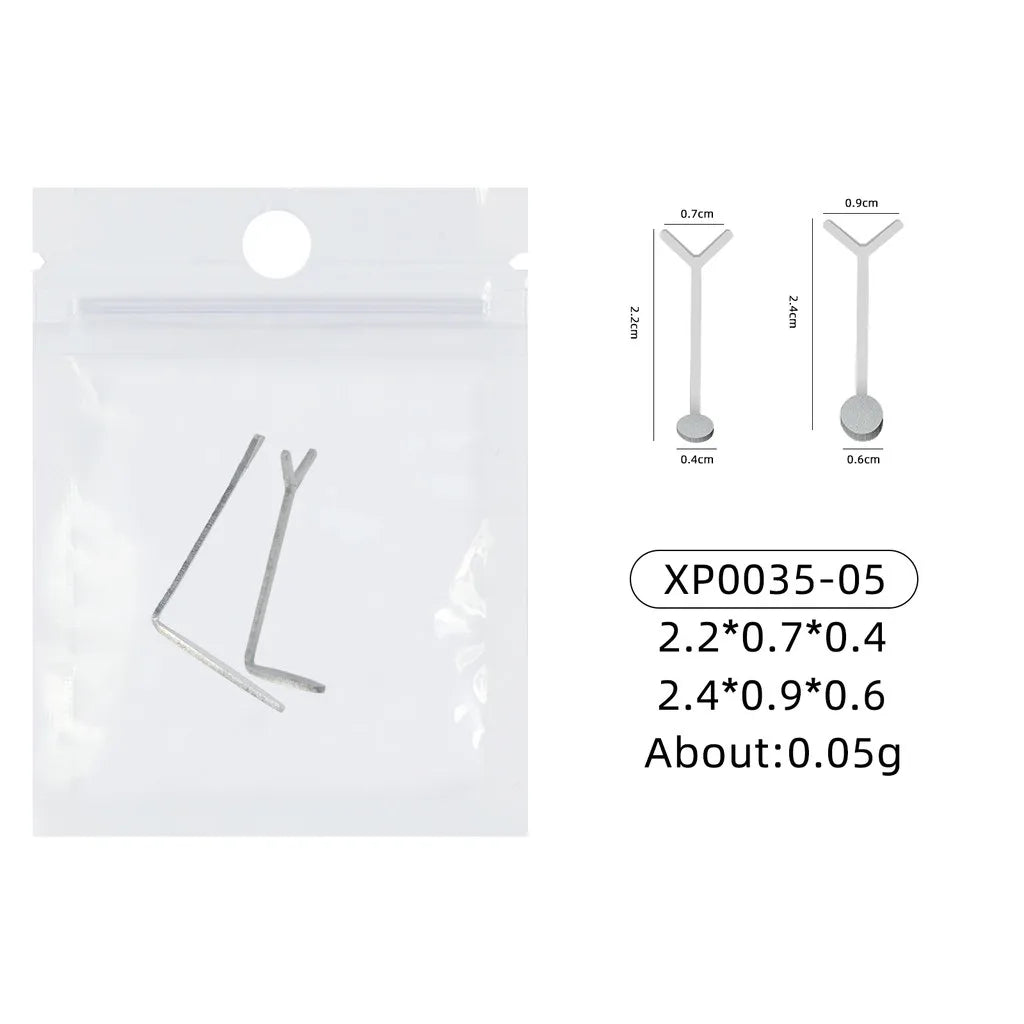 1/2/4pcY-shaped Love Heart Magnetic Auxiliary Tool For Match with Nail Magnet Suck Cat Eye Heart Shapes Effect Nail Gel DIY Tool