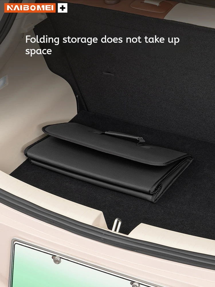 Car Trunk Storage Box Organizer Foldable Stowing Tidying Container Bag For Tesla Model 3 Model Y Model X Model S Accessories