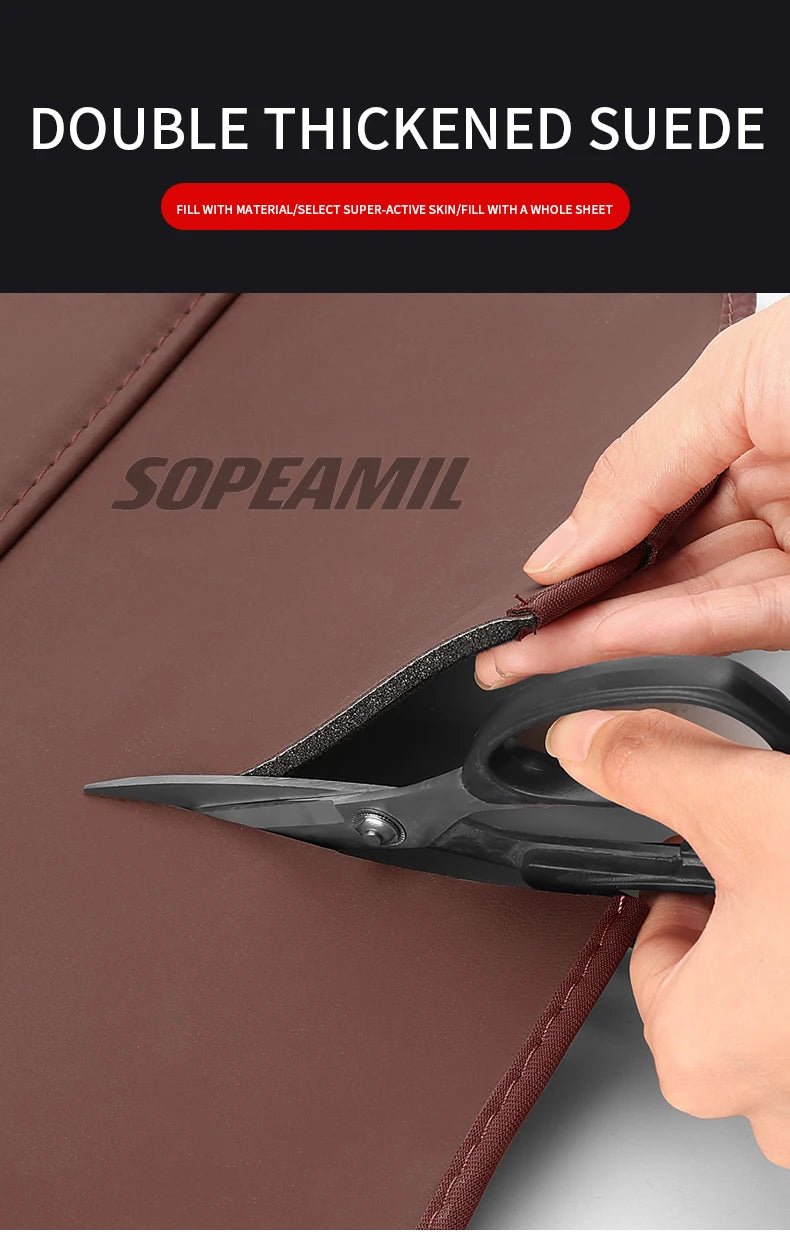 Car Seat Back Protection Anti-Kick Pad Rear Seat Storage Bag For Tesla Model 3 Model Y Model S Model X Cyberbruck Beast Roadster
