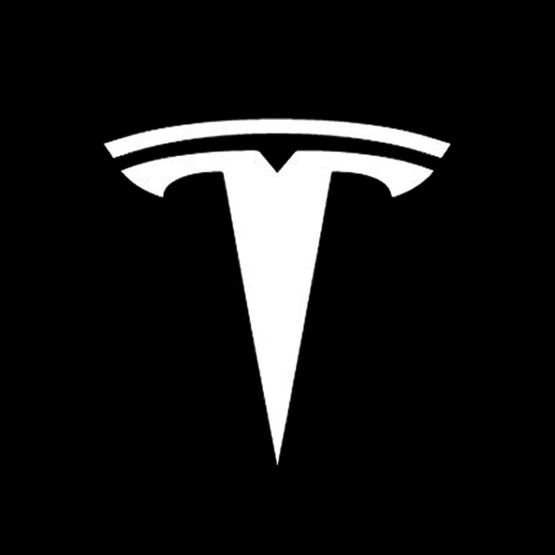 4Pcs Car Door Welcome Lamp HD LED Emblem Projector Lights for Tesla Model 3 Model X Model Y Model S Shadow Light Accessories
