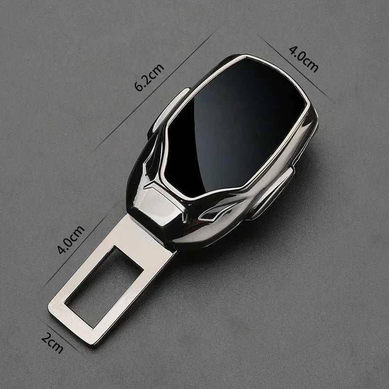 2pcs Zinc Alloy Car Seat Belt Clip Extender Thick Insert Lock Buckle Extender for Tesla Model 3 S X Model Y Car Accessories
