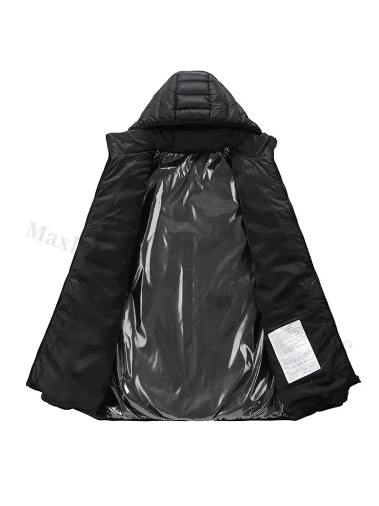 21 Areas Heating Jacket Men Winter USB Electric Heated Coat Functional Self Heating Clothes Outdoor Snow Ski Thick Padded Jacket