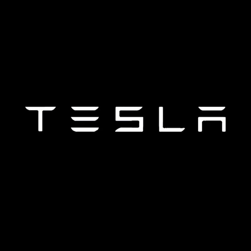 4Pcs Car Door Welcome Lamp HD LED Emblem Projector Lights for Tesla Model 3 Model X Model Y Model S Shadow Light Accessories