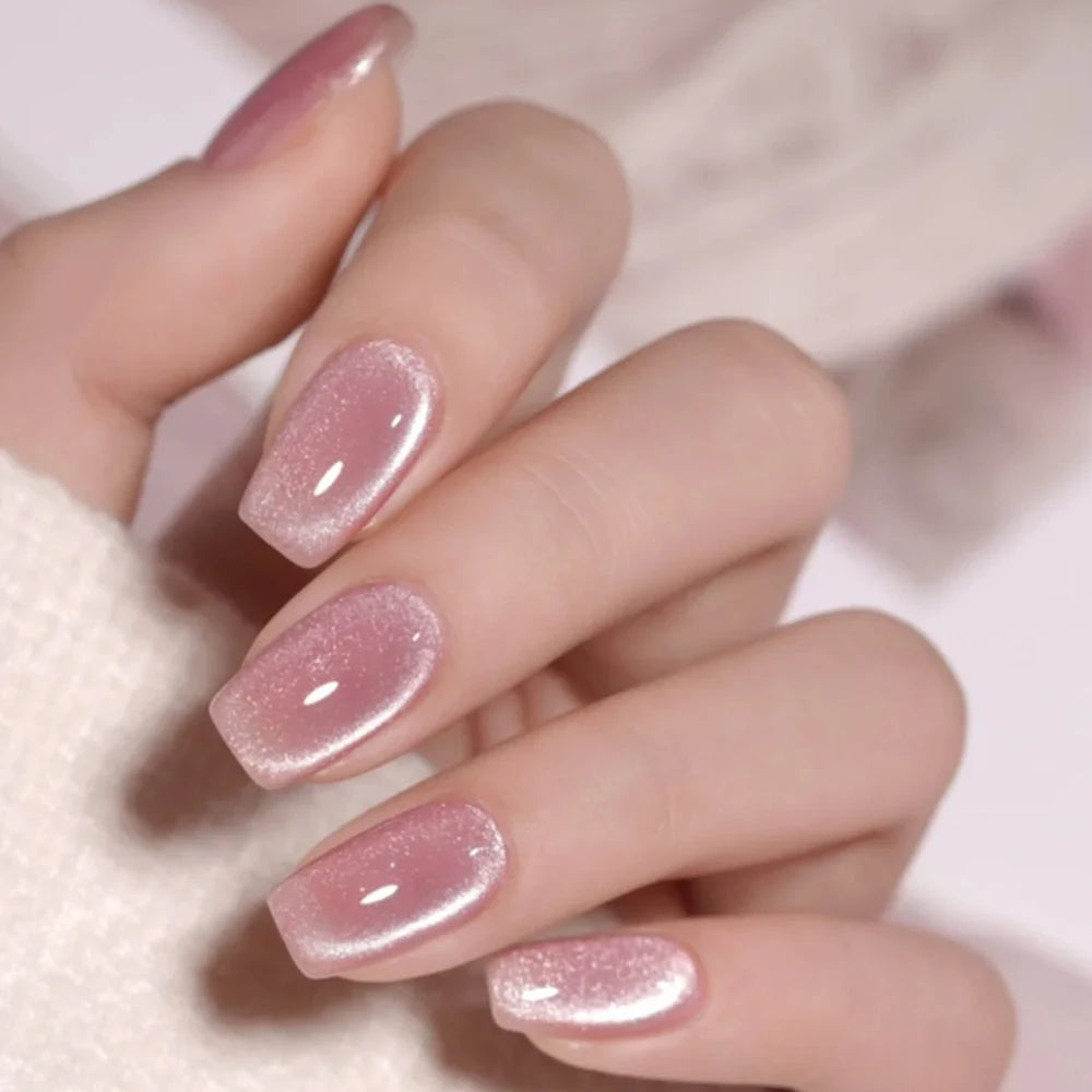 XEIJAYI Pink Cat Eye Gel Nail Polish Ceramic Magnetic Gel UV Semi-permanent Enamels Varnish Nail Supplies For Professionals Gel