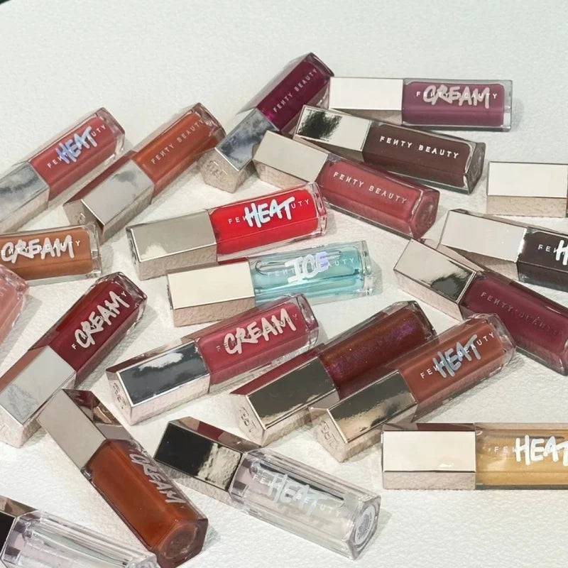 Fenty Beauty Gloss Bomb Lip Glaze Multi-color Moisten Shine Glitter Lip Plumper Makeup Beginner Liquid Lipstick Makeup Cosmetics