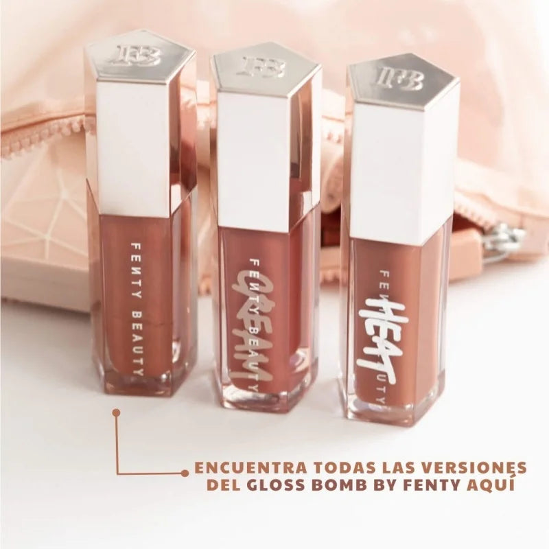 Fenty Beauty Gloss Bomb Lip Glaze Multi-color Moisten Shine Glitter Lip Plumper Makeup Beginner Liquid Lipstick Makeup Cosmetics