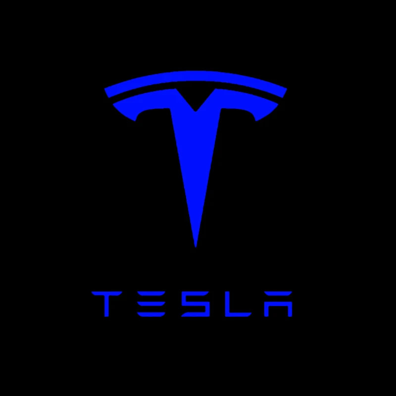 4Pcs Car Door Welcome Lamp HD LED Emblem Projector Lights for Tesla Model 3 Model X Model Y Model S Shadow Light Accessories