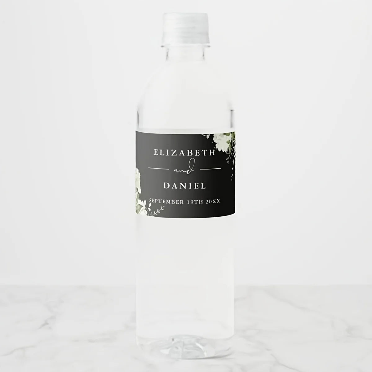 30pcs custom wedding welcome water bottle label can print wedding water bottle stickers, personalized simple wedding stickers DI