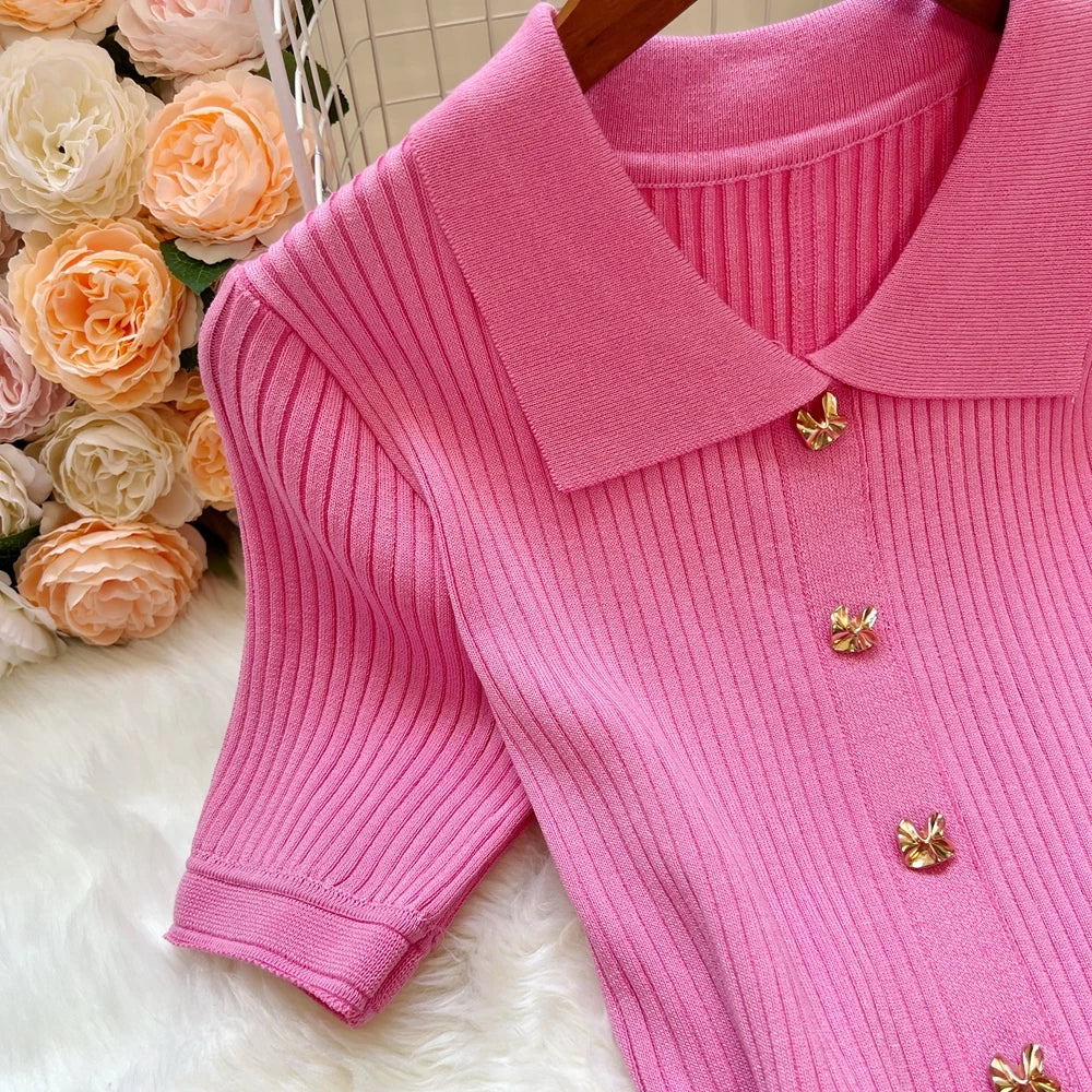YuooMuoo Brand Fashion Elegant Patchwork Knitted Long Dress Spring Summer Women Luxury Shirt Sweater Dress Lady Party Vestido