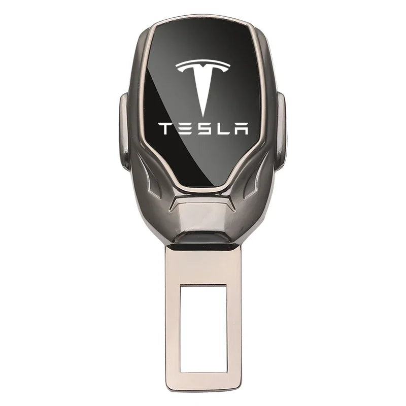 2pcs Zinc Alloy Car Seat Belt Clip Extender Thick Insert Lock Buckle Extender for Tesla Model 3 S X Model Y Car Accessories