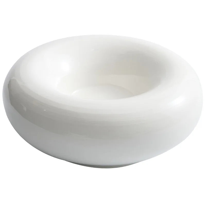 Artistic Cuisine White Tableware Heated Buffet Platter High-End Hotel Restaurant Featured Cold Dishes Personalized Plate