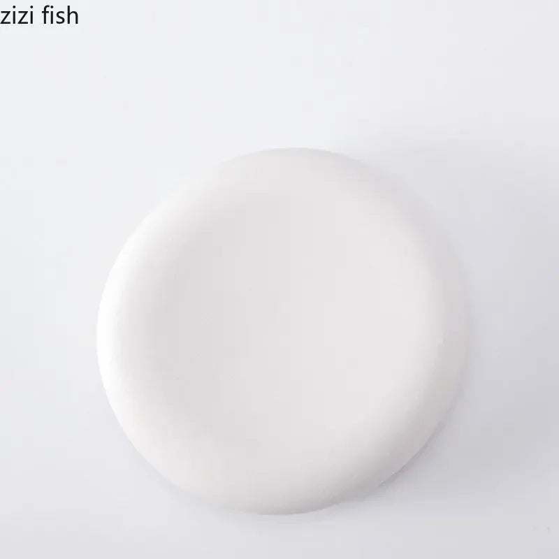 Ceramic Dinner Plate Restaurant Creative Cooking Plate Steak Plate Snack Plates Dessert  Plates Sushi Plates Household Utensils